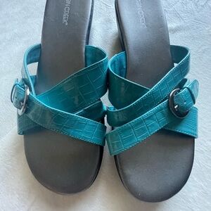 Cabin Creek Turquoise Buckle Sandals